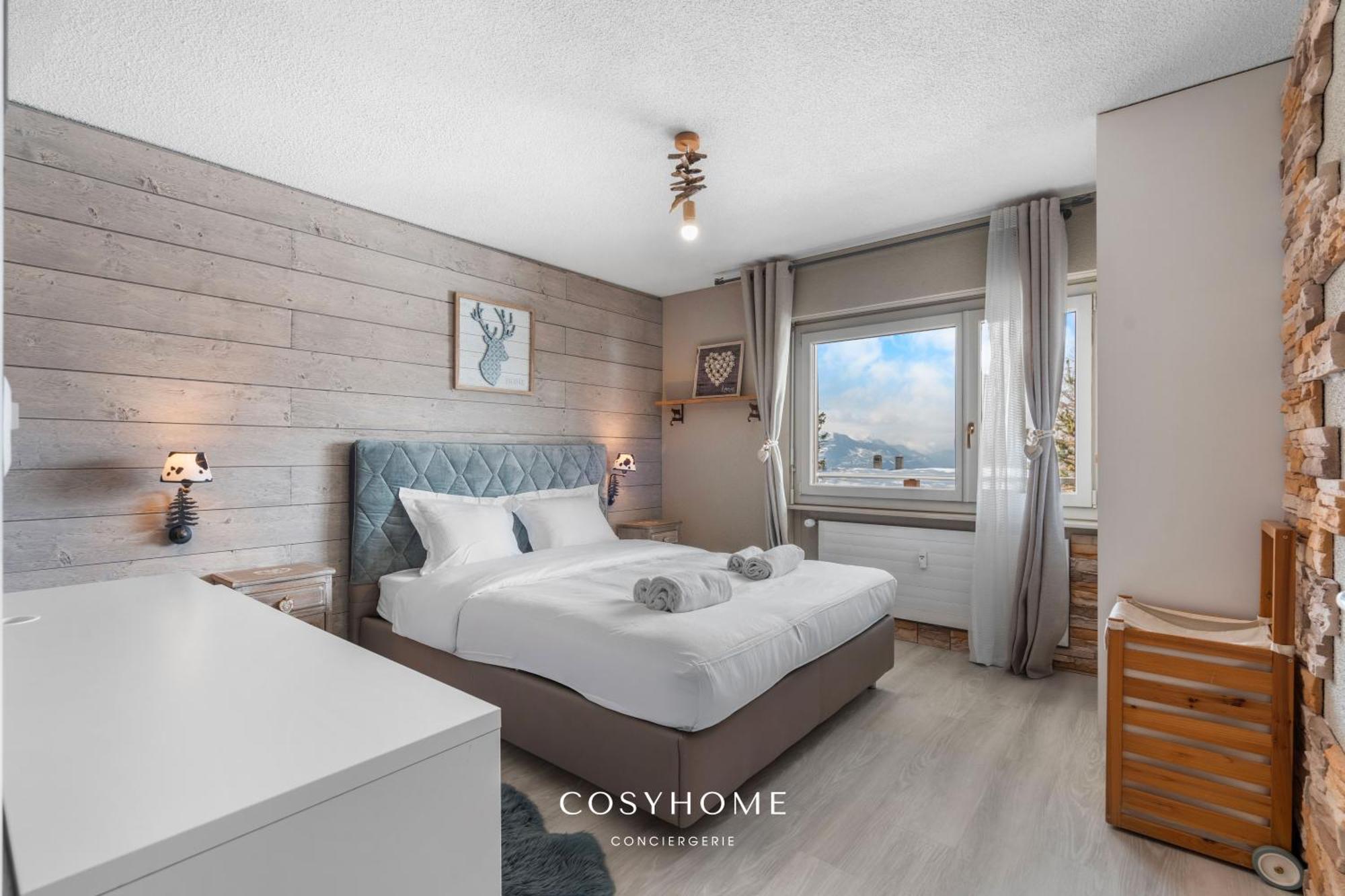 Apartmán Au Bon Coeur L Golf 5Min L Vue L 4 Pers Crans-Montana Exteriér fotografie