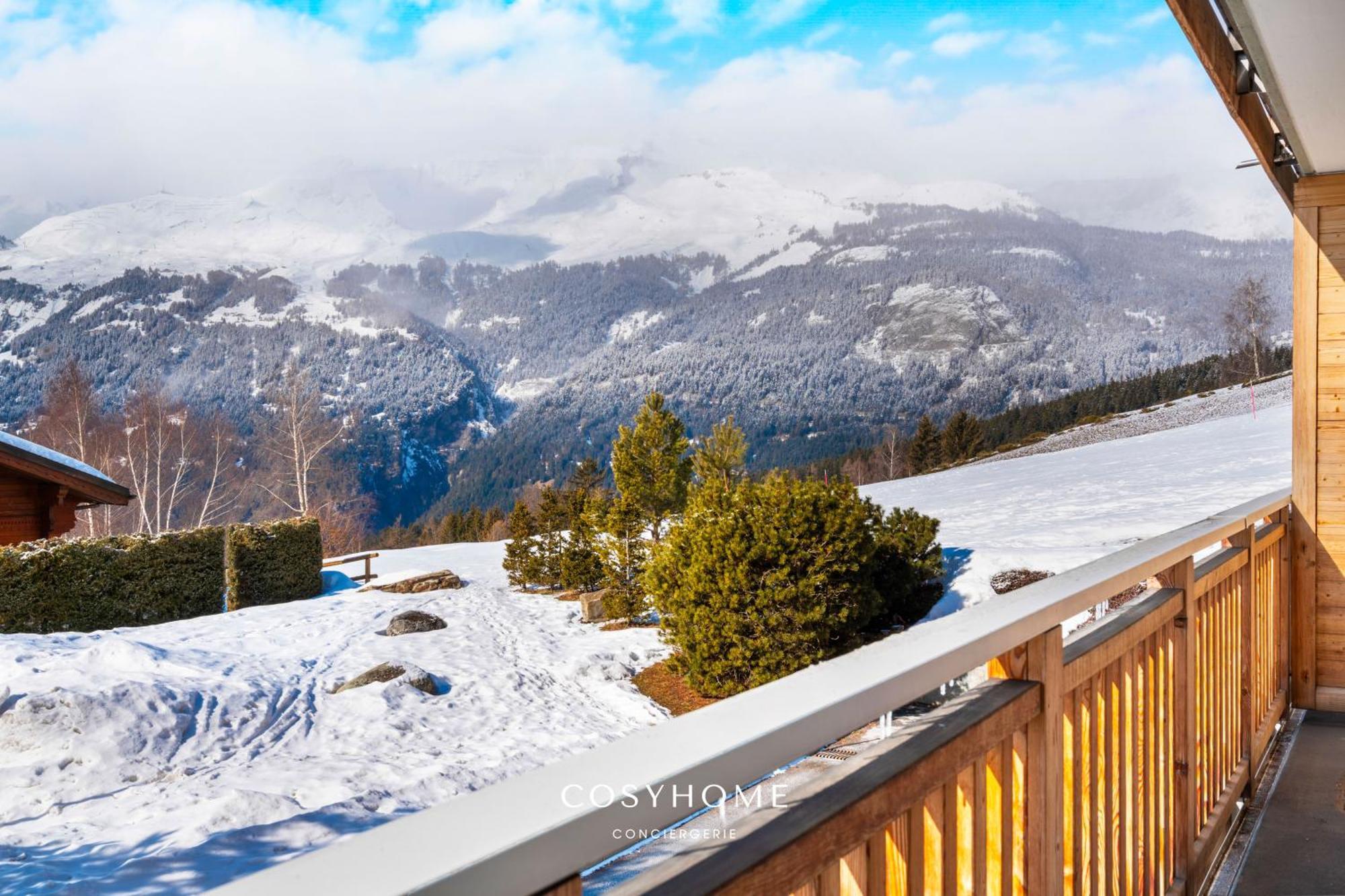 Apartmán Au Bon Coeur L Golf 5Min L Vue L 4 Pers Crans-Montana Exteriér fotografie